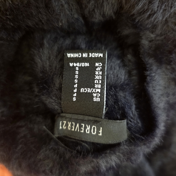 Forever 21 Faux fur mock turtleneck - Picture 3 of 3